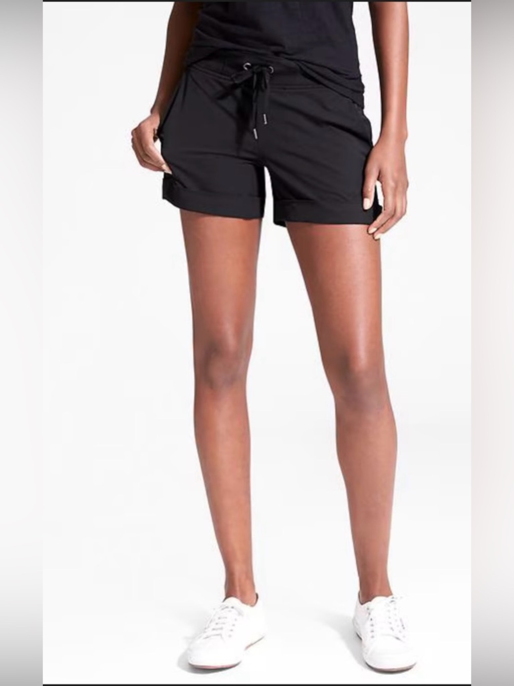 Athleta Midtown Short Women’s Size 10 Black